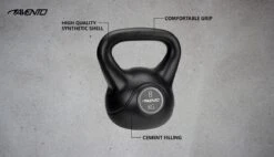 Avento Kettlebell - 8 Kg - Zwart -Fitnessapparatuur Serie Winkel 1200x690 16