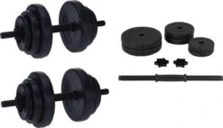 XQ Max Dumbbell Set - Verstelbaar - 2 STUKS Van 10 KG - Halters - 12 Schijven