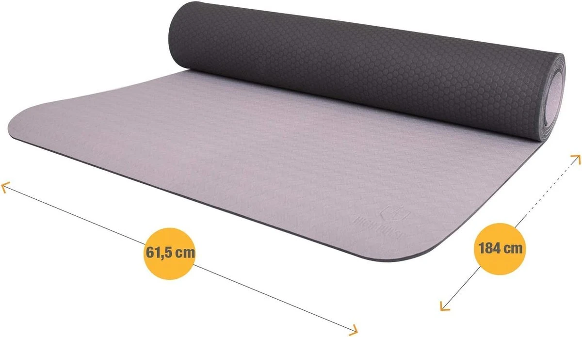 High Pulse® Yoga Mat 'Super Grip' - Extra anti-slip en zweetbestendige gymnastiekmat + praktische draagband voor yoga, Pilates en fitness - voor beginners en ervaren yogi's (Grijs) High Pulse® Yoga Mat 'Super Grip' - Extra Anti-slip En Zweetbestendige Gymnastiekmat + Praktische Draagband Voor Yoga, Pilates En Fitness - Voor Beginners En Ervaren Yogi's (Grijs) -Fitnessapparatuur Serie Winkel 1200x695 3