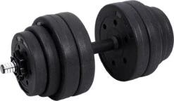 Songmics Dumbells - Halterset - Gewichten - Dumbells Set - Halters Verstelbaar - Met Verbindingsbuis - Set Van 30 Kg - Geel - Zwart -Fitnessapparatuur Serie Winkel 1200x699 5