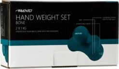 Avento Handgewicht Set - Bone - 2x 1 Kg - Blauw -Fitnessapparatuur Serie Winkel 1200x699 6