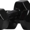 Active Panther Dumbbell Set 2 X 10 KG - 20 Kg Totaal - Vinyl - Zwart