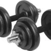 Verstelbare Dumbbell Set 20 Kg Met Koffer - Gietijzeren Gewichten - 2x 10kg -Fitnessapparatuur Serie Winkel 1200x704 1