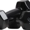 Active Panther Dumbbell Set 2 X 3 KG - 6 Kg Totaal - Vinyl - Zwart