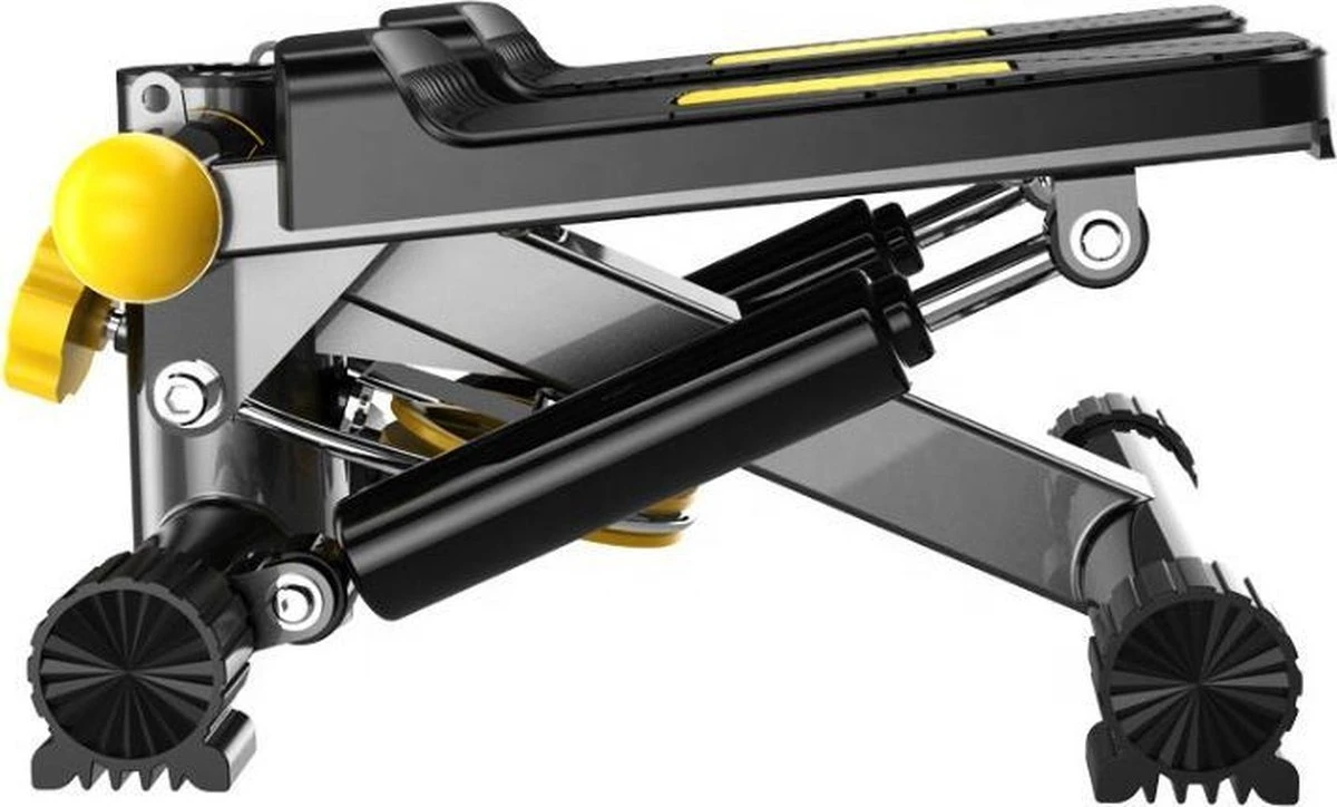 Sens Design Fitness Stepper - Mini stepper - Hometrainer - Zwart-Geel Sens Design Fitness Stepper - Mini Stepper - Hometrainer - Zwart-Geel -Fitnessapparatuur Serie Winkel