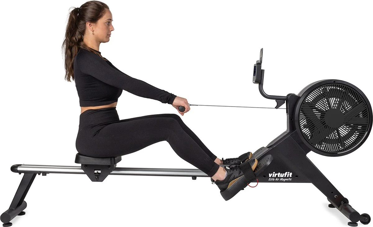 VirtuFit Elite Air Magnetic Roeitrainer - Roeimachine - Inklapbaar - Roeier - LCD Display - 16 standen VirtuFit Elite Air Magnetic Roeitrainer - Roeimachine - Inklapbaar - Roeier - LCD Display - 16 Standen -Fitnessapparatuur Serie Winkel