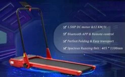 Thuys - Loopband Fitness Inklapbaar - Cardio Jogging - Fitness Oefening - Elektrische - Blauw -Fitnessapparatuur Serie Winkel 1200x742