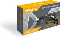 Rebblo - Push-up Board - Thuis Sporten - Bicep, Rug, Schouder En Tricep - Anti-slip - Weerstandsbanden - Griphendels -Fitnessapparatuur Serie Winkel 1200x745 2