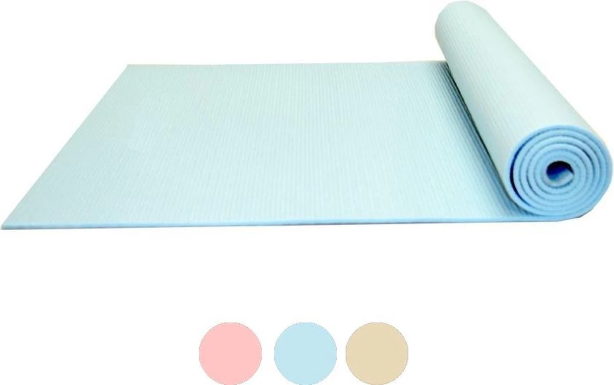 Focus Fitness – Yoga Mat Blauw – Sport Mat 173 X 61 X 0.5 Cm – Fitness Mat