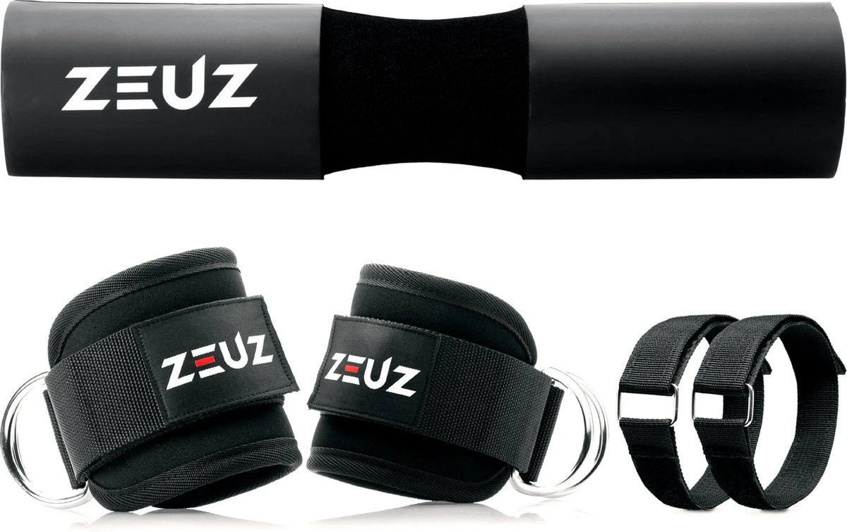 ZEUZ® Barbell Pad & 2 Stuks Enkelband Straps Fitness Set – Ankle Cuff Strap & Nekbeschermer – Zwart ZEUZ® Barbell Pad & 2 Stuks Enkelband Straps Fitness Set – Ankle Cuff Strap & Nekbeschermer – Zwart -Fitnessapparatuur Serie Winkel 1200x755 1