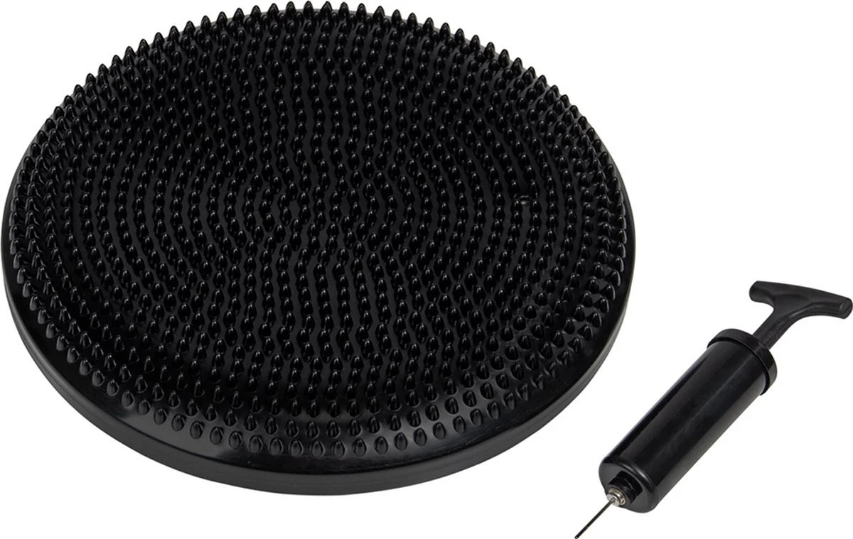 Wiebelkussen + Pomp - Balanskussen - Balansbord - Volwassenen En Kinderen - Met Pomp - 34CM - Black Wiebelkussen + Pomp - Balanskussen - Balansbord - Volwassenen En Kinderen - Met Pomp - 34CM - Black -Fitnessapparatuur Serie Winkel 1200x759 2