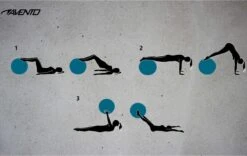 Avento Fitness/Gymbal - Ø 75 Cm - Zilver 5 Avento Fitness/Gymbal - Ø 75 Cm - Zilver -Fitnessapparatuur Serie Winkel 1200x759 3