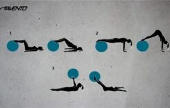 Avento Fitness/Gymbal + Pomp - Ø 65cm - Zwart -Fitnessapparatuur Serie Winkel 1200x761