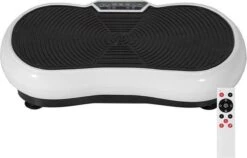 BX Fitness® Trilplaat – Trilplaat Wit - Fitness - Trilplaat Voor Benen Bloedsomloop - Trainingsapparatuur Voor Uithoudingstraining - Stimuleert Spiergroepen - -Fitnessapparatuur Serie Winkel 1200x766