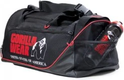 Gorilla Wear Jerome Sporttas - Zwart/Rood -Fitnessapparatuur Serie Winkel 1200x773 3