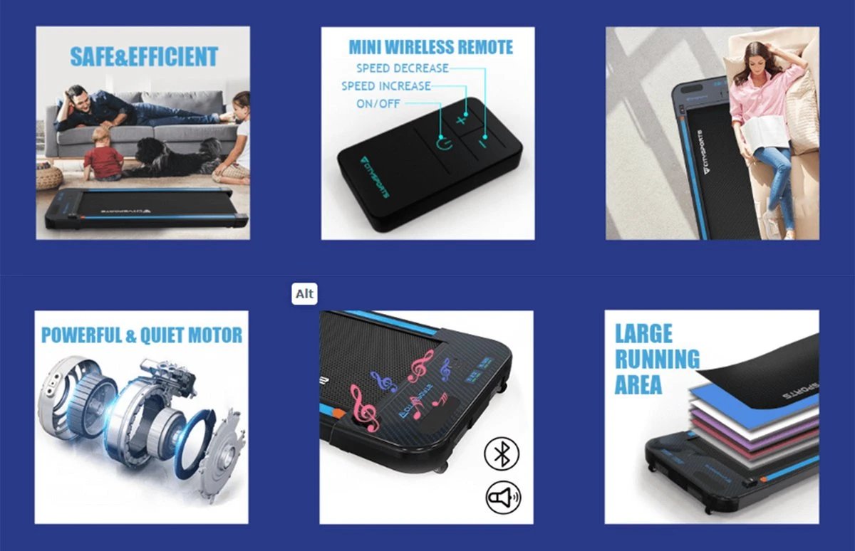 CITYSPORTS loopband, elektrisch, motor 440 W, instelbare snelheid, LCD-scherm en calorieënteller, geïntegreerde bluetooth-luidspreker, ultradun en stil, voor thuis/kantoor Merkloos CITYSPORTS Loopband, Elektrisch, Motor 440 W, Instelbare Snelheid, LCD-scherm En Calorieënteller, Geïntegreerde Bluetooth-luidspreker, Ultradun En Stil, Voor Thuis/kantoor -Fitnessapparatuur Serie Winkel 1200x774 1