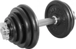 Tunturi Gewichten Gietijzer Totaal 20kg - Halterset Met Schroefsluiting - Dumbbell Set - 1 Halterstang - 30mm - Incl. Gratis Fitness App -Fitnessapparatuur Serie Winkel 1200x776 2