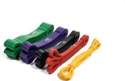 AJ-Sports Weerstandsbanden - Pull Up Bands - Power Bands - Set Van 5 Banden - 5 Verschillende Weerstanden - Fitness Elastiek - Pull Up Pack Crossfit - Powerlifting Banden - Fitness - Workout - Inclusief Draagtas -Fitnessapparatuur Serie Winkel 1200x777 2