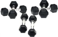 Hexa Dumbbells Focus Fitness - Set 2 X 8kg