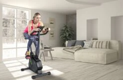 Tunturi Cardio Fit B35 Hometrainer - Fitnessfiets - 8 Weerstandsniveaus - Hartslagmonitor - Ergonomisch - Verstelbaar Stuur - Transportwielen -Fitnessapparatuur Serie Winkel 1200x781