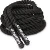 Rebblo - Battle Rope - Soft Grip - Krachttouw - 7,5 Kg Fitness Touw - 38 Mm Dik - 9 Meter - Zwart -Fitnessapparatuur Serie Winkel 1200x794 4
