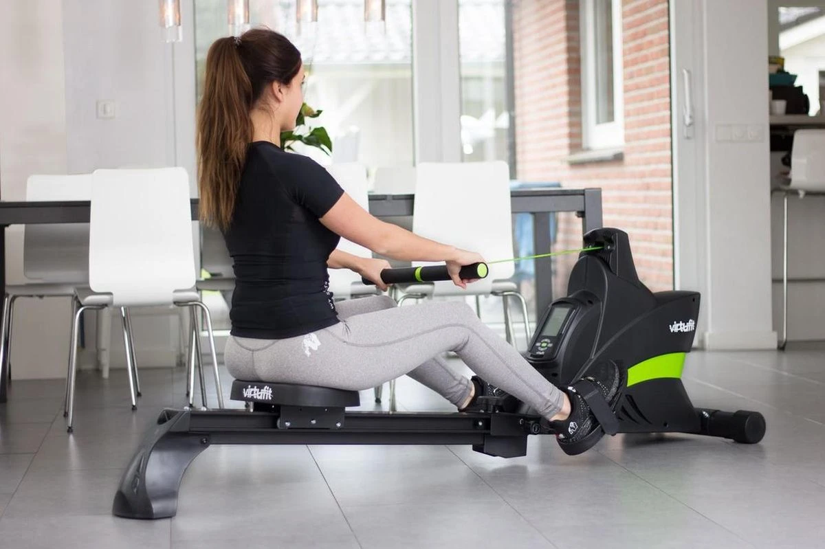 VirtuFit Ergometer Roeitrainer - Hartslagfunctie - Inklapbaar - Zwart VirtuFit Ergometer Roeitrainer - Hartslagfunctie - Inklapbaar - Zwart -Fitnessapparatuur Serie Winkel 1200x799 10