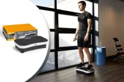Rebblo Fitness Trilplaat - Vibratieplaat - 99 Snelheidsniveaus - Voetmassage Functie - Incl. Weerstandsbanden En Afstandsbediening.- Max. 120 Kg - 58 X 42 X 16 Cm -Fitnessapparatuur Serie Winkel 1200x799 13