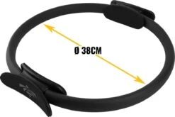 Beeletix Pilates Ring En Mini Pilates Ball Set Inclusief Trainingsschema - Yoga Ring - Fitness Ring - Magic Circle - Weerstandsring - Zwart - Ø 38cm 5 Beeletix Pilates Ring En Mini Pilates Ball Set Inclusief Trainingsschema - Yoga Ring - Fitness Ring - Magic Circle - Weerstandsring - Zwart - Ø 38cm -Fitnessapparatuur Serie Winkel 1200x800 140