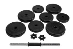 VirtuFit Verstelbare Vinyl Dumbbell - Gewichten - Fitness - 15 Kg -Fitnessapparatuur Serie Winkel 1200x800 170