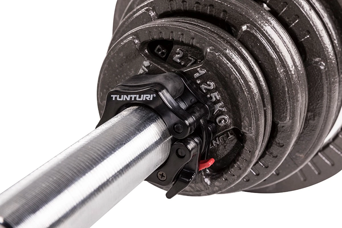 Tunturi Olympic Lock Jaw Collars - Halterstangsluiters - Paar - Zwart Tunturi Olympic Lock Jaw Collars - Halterstangsluiters - Paar - Zwart -Fitnessapparatuur Serie Winkel 1200x800 191