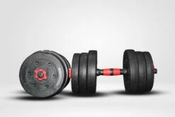 SOUTHWALL Dumbbells Set Verstelbaar Met Halterstang Tot 20kg – Verstelbare Halterset – Fitness Stang – Fitness Gewichten Set – Professionele 2-in-1 Dumbbellset – Gebruiksvriendelijk – Multifunctioneel – Dumbell Set 20 Kg – Rood/Zwart -Fitnessapparatuur Serie Winkel 1200x800 196