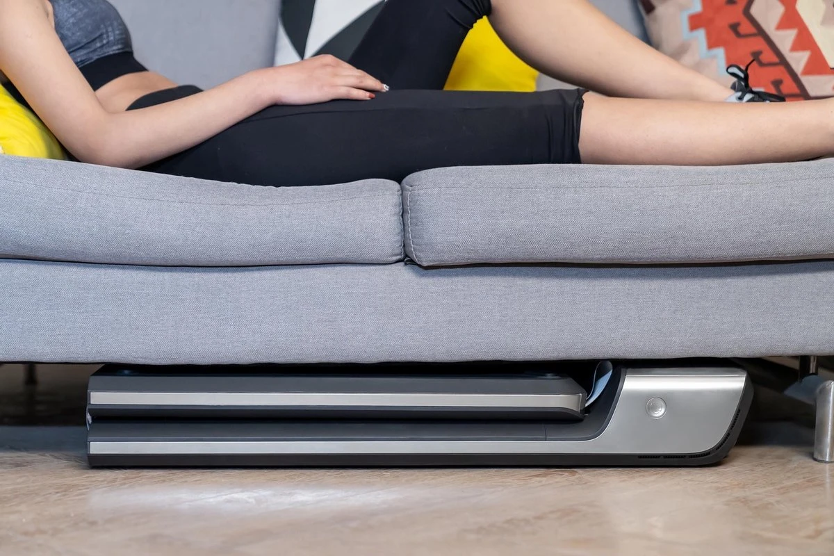 Flow Fitness Runner DTM100i WalkingPad - Loopband - Treadmill Flow Fitness Runner DTM100i WalkingPad - Loopband - Treadmill -Fitnessapparatuur Serie Winkel 1200x800 39