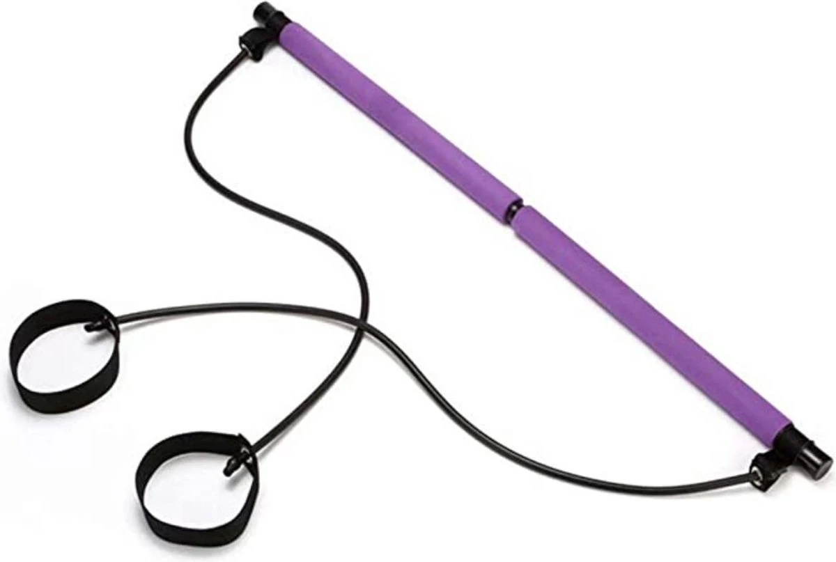 Bodio Pilates stick - Pilates Bar - Weerstandsband - Resistance band - Fitness elastiek - Weerstandbanden Fitness - Fitness krachttraining - Fitness - Pilates - Binnen - Buiten - Full body workout - Paars Bodio Pilates Stick - Pilates Bar - Weerstandsband - Resistance Band - Fitness Elastiek - Weerstandbanden Fitness - Fitness Krachttraining - Fitness - Pilates - Binnen - Buiten - Full Body Workout - Paars -Fitnessapparatuur Serie Winkel 1200x807 3