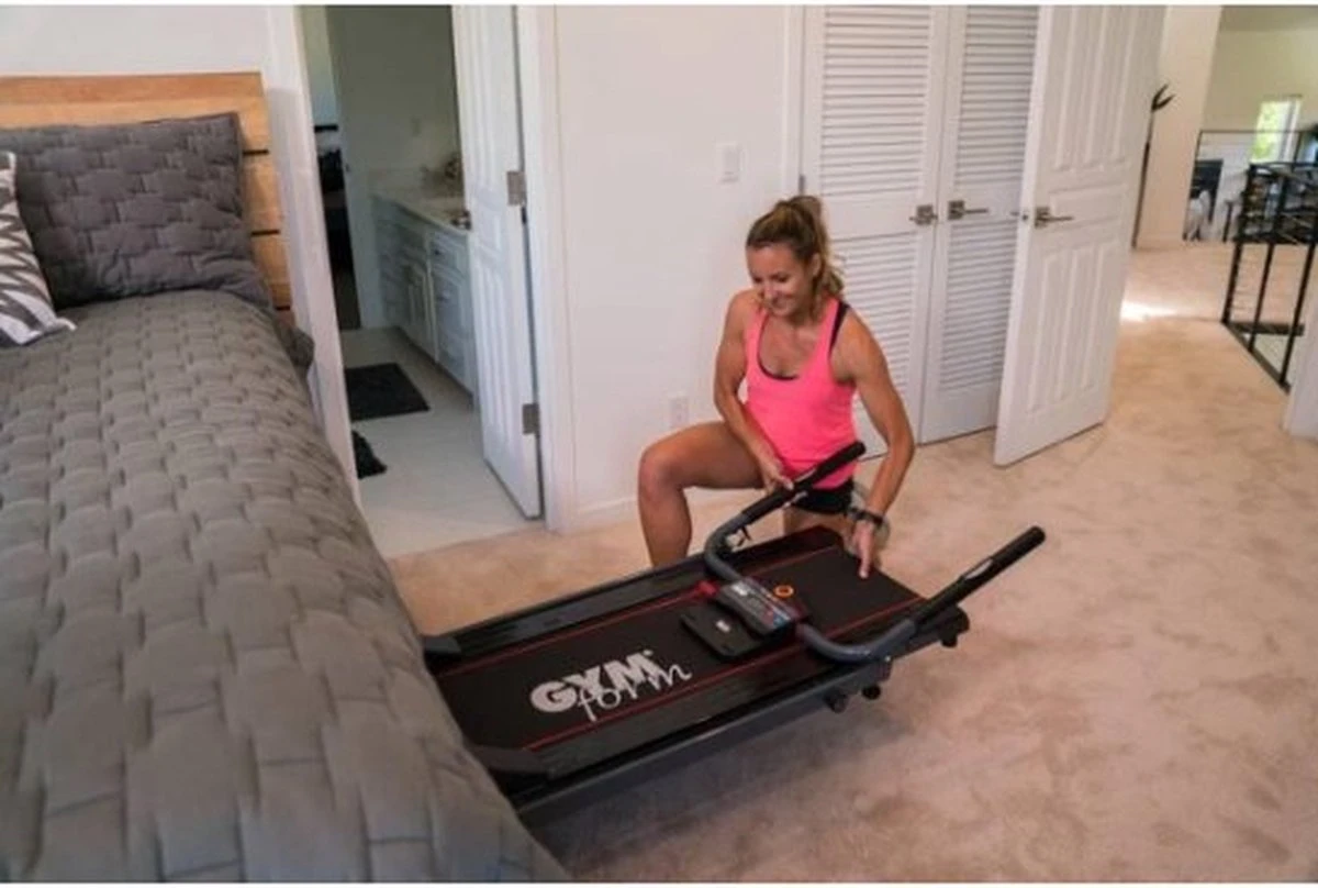 Gymform Slim Fold PRO - Loopband Inklapbaar - Opvouwbaar - Wandelband - LCD display - met Hartslagmeter Gymform Slim Fold PRO - Loopband Inklapbaar - Opvouwbaar - Wandelband - LCD Display - Met Hartslagmeter -Fitnessapparatuur Serie Winkel 1200x808 1