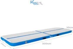 KM-Fit Gymnastiekmat Opblaasbare Airtrack Fitness Sport Gym Mat 3 M Blauw -Fitnessapparatuur Serie Winkel 1200x809 1