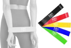 MH Label - Sport Elastiek Band Fitness - Weerstandsbanden - Weerstandselastiek - Fitnessbanden - Fitness Elastieken - Loop Resistance Banden - Gymnastiekband - Trainingsbanden -Fitnessapparatuur Serie Winkel 1200x809