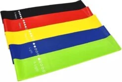 Weerstandsbanden Set - 5 Stuks - Incl. Draagtas & Handleiding - Resistance Band Set - Sport Banden - Fitness Banden - Fitness Elastieken -Fitnessapparatuur Serie Winkel 1200x811 1