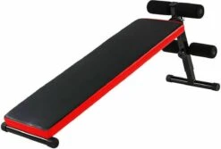 NordFalk Multifunctionele Fitnessbank - Halterbank - Buikspierbank - In Hoogte Verstelbaar En Inklapbaar