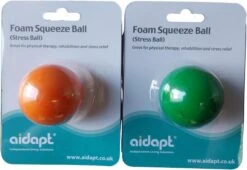 Aidapt Stressbal Set Van 2 - Groen & Oranje - Voor Hand, Pols En Onderarmoefeningen - 5cm Diameter - Knijpballetje -Fitnessapparatuur Serie Winkel 1200x824 5