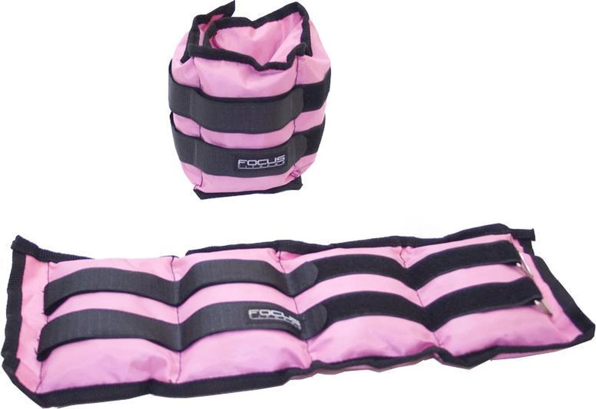Focus Fitness - Pols-/enkelgewichten - Ankle Weights - 2 x 1,5 kg - Roze - Gewichten - Verstelbaar Focus Fitness - Pols-/enkelgewichten - Ankle Weights - 2 X 1,5 Kg - Roze - Gewichten - Verstelbaar -Fitnessapparatuur Serie Winkel 1200x825 4