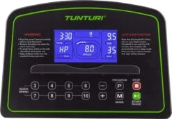 Tunturi Cardio Fit T35 Loopband Inklapbaar - Hardloopband Met 12 Trainingsprogramma's – Duidelijke Monitor – 0,8 - 16,0 Km/u -Fitnessapparatuur Serie Winkel 1200x832