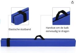 Opvouwbare Turnbalk - 2,2 M - Blauw - Evenwichtsbalk -Fitnessapparatuur Serie Winkel 1200x839 2