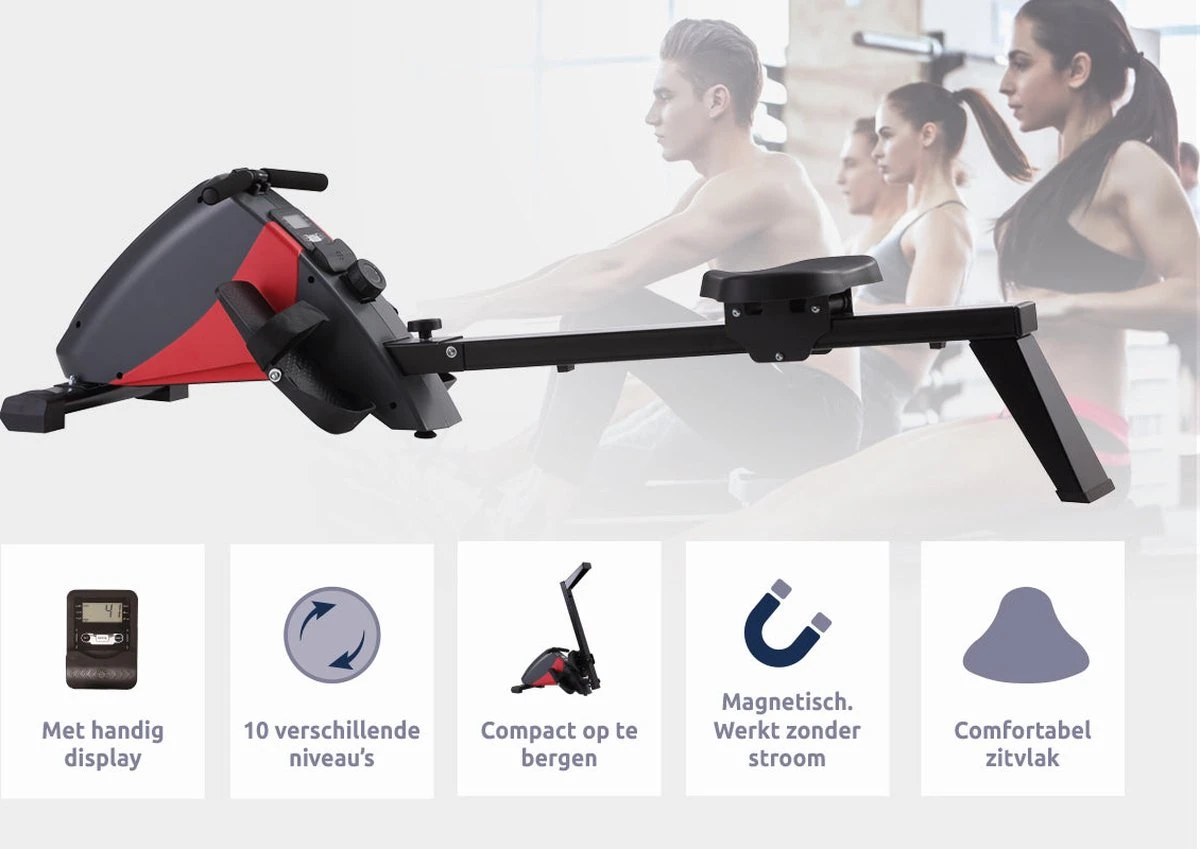 BluMill Roeitrainer - Magnetische Roeimachine - Met handig display - 10 verschillende niveaus BluMill Roeitrainer - Magnetische Roeimachine - Met Handig Display - 10 Verschillende Niveaus -Fitnessapparatuur Serie Winkel 1200x849 1