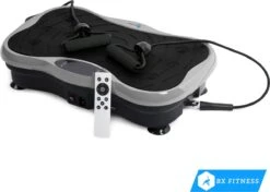 BX Fitness® - Trilplaat Fitness Body Zilver - Incl Weerstandsbanden & Voedingsgids - Sport Trilplaat - Powerplate Voor Cardiotrainingen - Trainingsapparatuur Voor Krachttraining - Ontvang NU Met Duidelijke Handleiding Met Oefeningen + Recepten! -Fitnessapparatuur Serie Winkel 1200x855 2