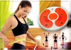 Ariko Cardio Twister - Waist Ab Trainer - Buikspiertrainer - Balanstrainer - Workout - Balance Board - Hometrainer - Oranje -Fitnessapparatuur Serie Winkel 1200x856