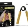 Gouden Grip Handknijper Level 2 (45kg) + GRATIS Griptraining E-book - Handtrainer - Handgripper - Onderarmtrainer - Hand Grips - Knijphalter - Handknijper Fitness - Grip Trainer - Heavy Grip