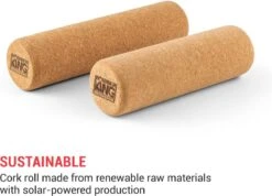 BoarderKING Indoorboard Classic Balance Board + Mat + Rol Hout/kurk Geel -Fitnessapparatuur Serie Winkel 1200x864