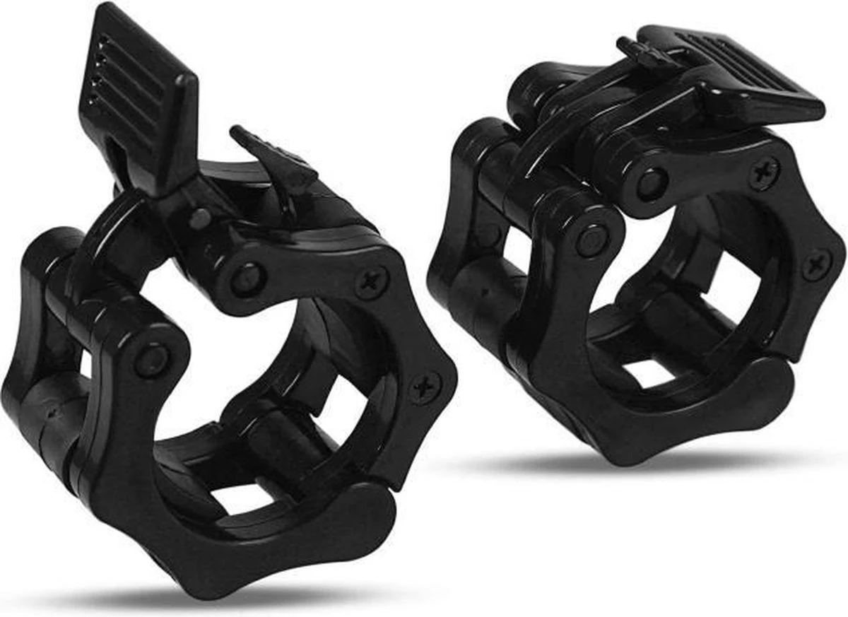 MJ Sports Premium Jaw Collar Set - Haltersluitingen - Halterklemmen - Halterstangsluiting - Jaw Collars - Olympic Barbell - Fitness - Set van 2 - 50mm - Zwart MJ Sports Premium Jaw Collar Set - Haltersluitingen - Halterklemmen - Halterstangsluiting - Jaw Collars - Olympic Barbell - Fitness - Set Van 2 - 50mm - Zwart -Fitnessapparatuur Serie Winkel 1200x873 5