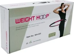 Weight Hoop New Style - Fitness Hoelahoep - 1,8 Kg - Ø 100 Cm - Blauw/zwart -Fitnessapparatuur Serie Winkel 1200x878 3