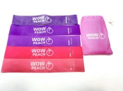 Wow Peach - Premium Weerstandsbanden Van Hoge Kwaliteit ROZE/PAARS - Set Van 5 Resistance Banden - Fitness Elastiek - Without Lemons - WOW Peach -Fitnessapparatuur Serie Winkel 1200x885 4
